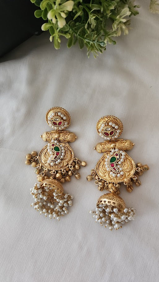 Pakshi Brass Jhumka