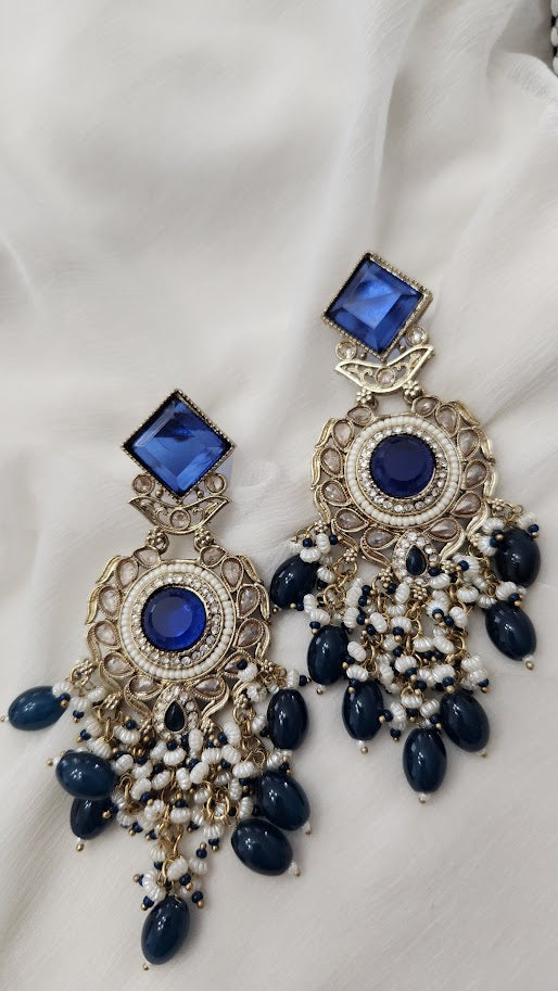 Mala Beed Earrings