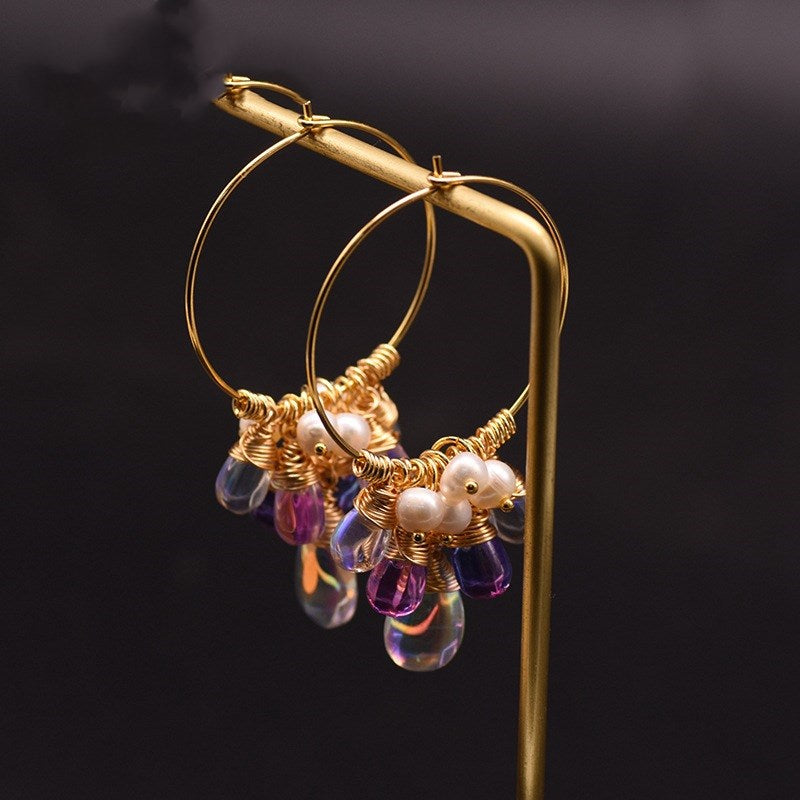 925 Silver Gold Plated Earrings