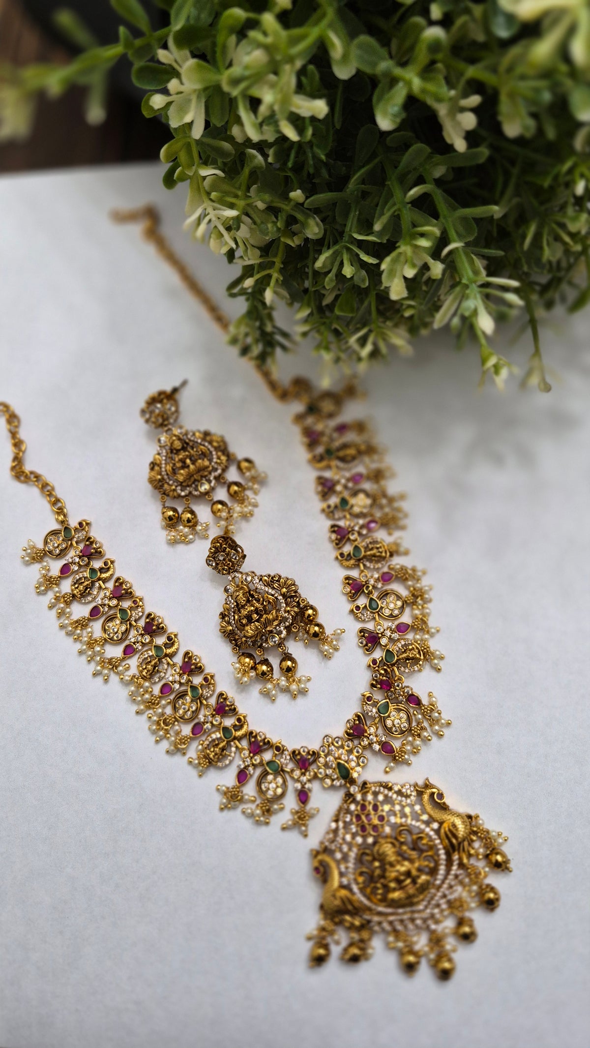Laxmi Temple Necklace set