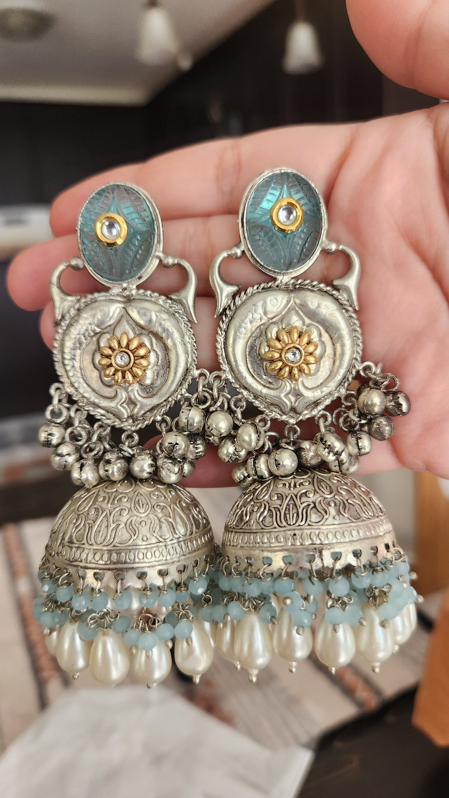 Anya Mautika Jhumkas