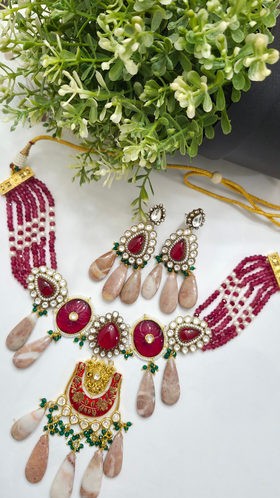 Kesar Natural stone set