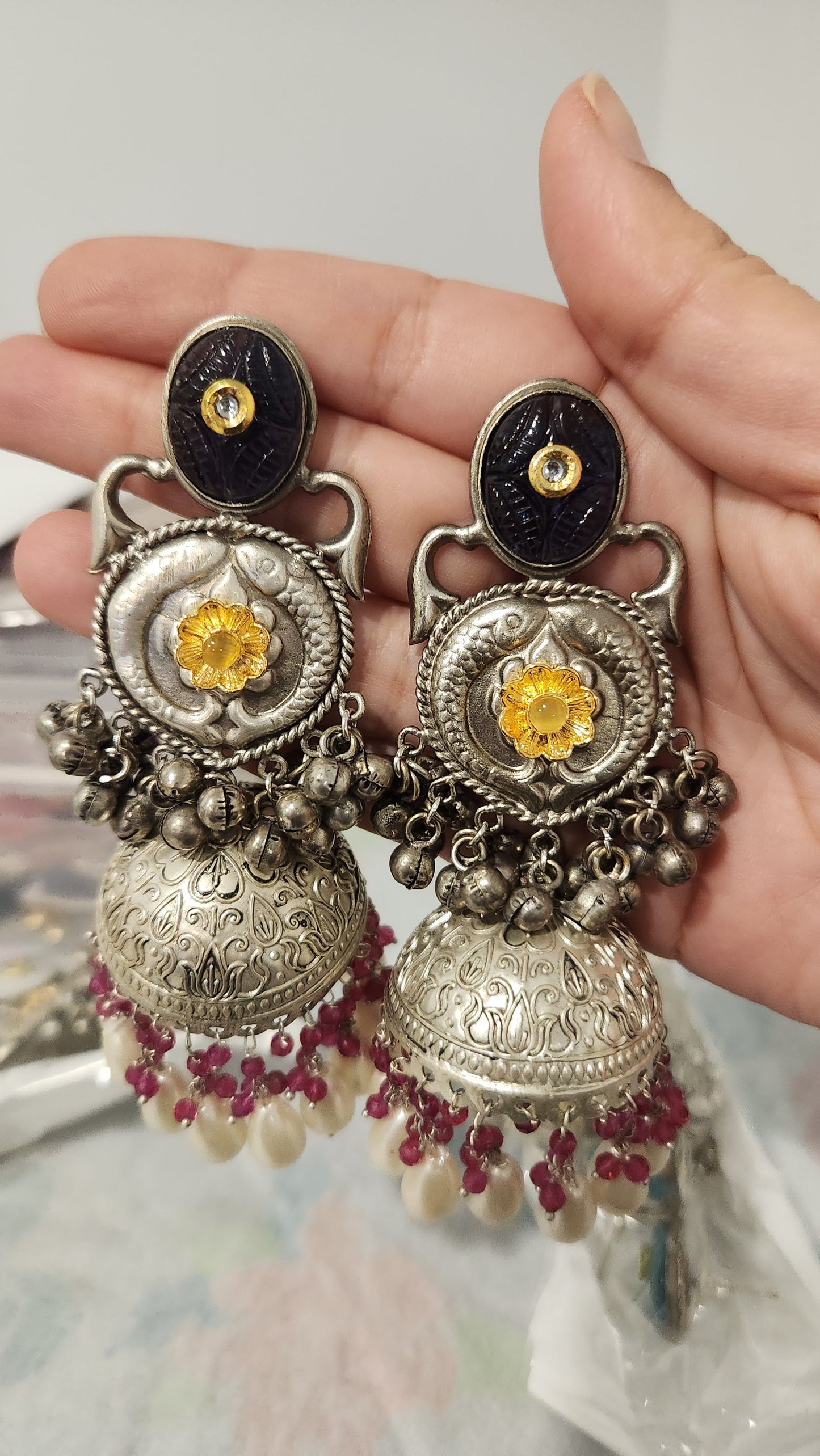 Anya Mautika Jhumkas