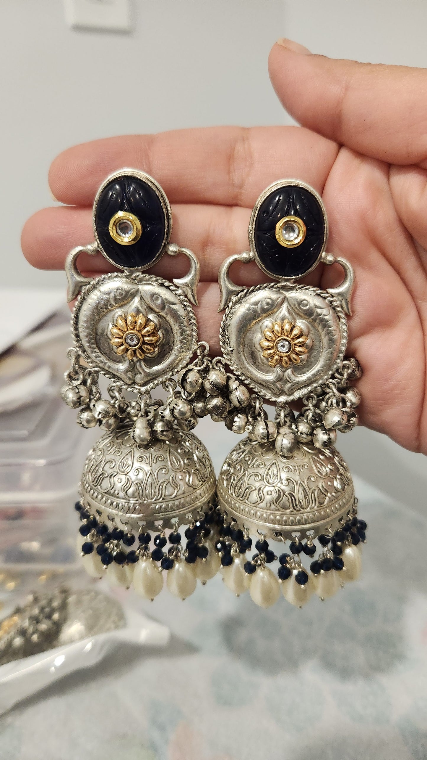 Anya Mautika Jhumkas