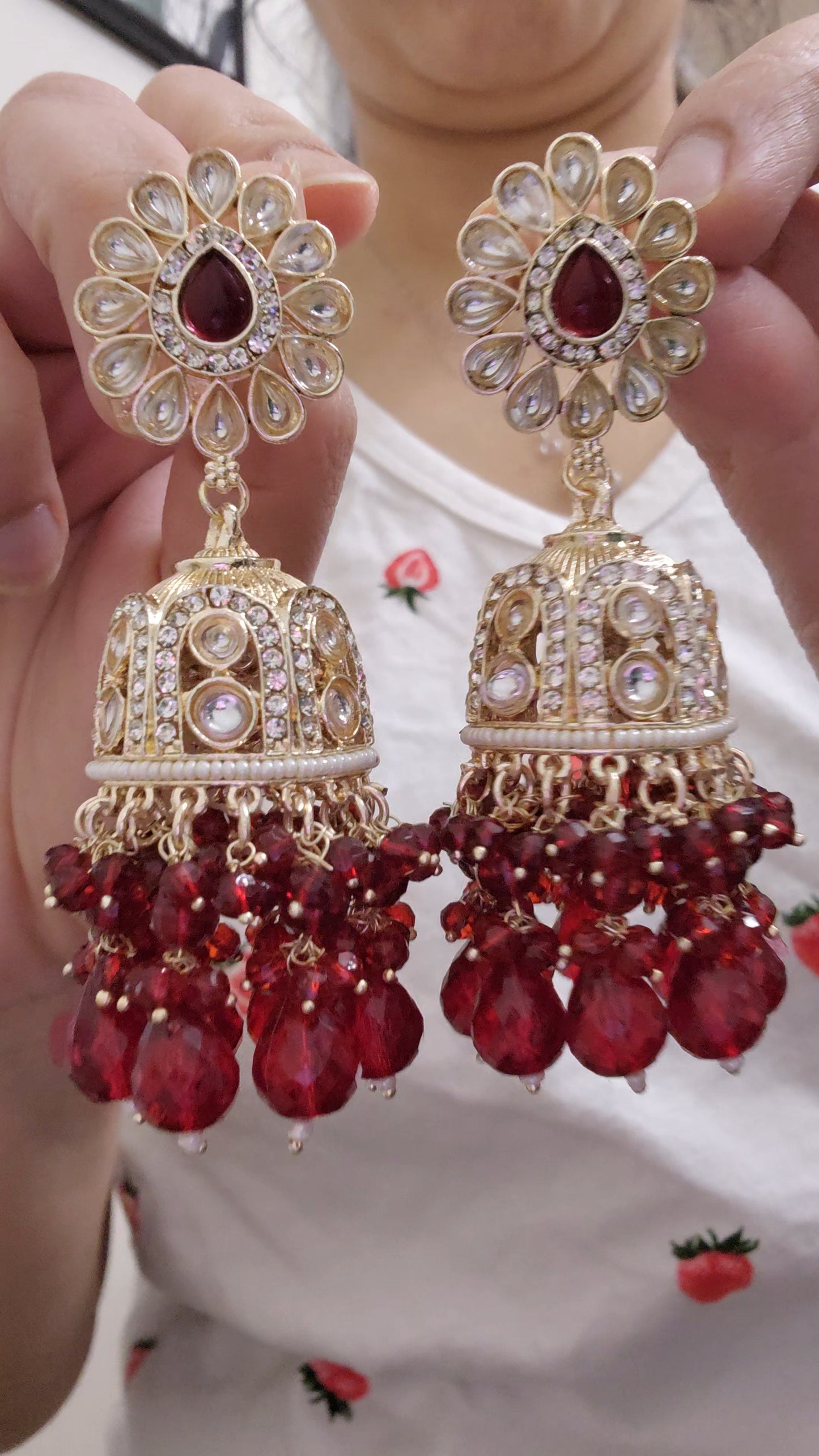Sunehri Jhumkas
