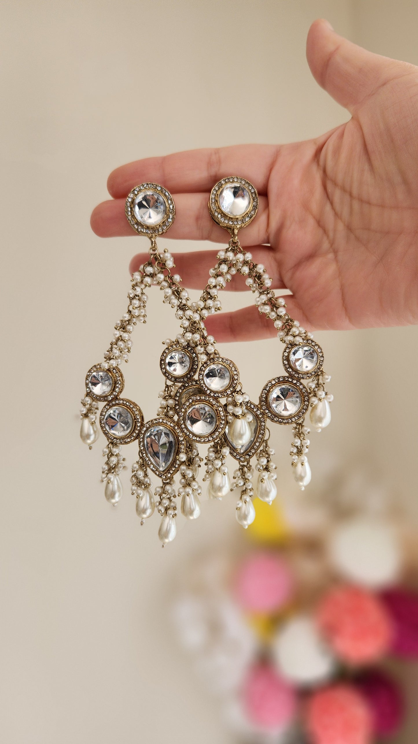 Naira Kundan Earrings