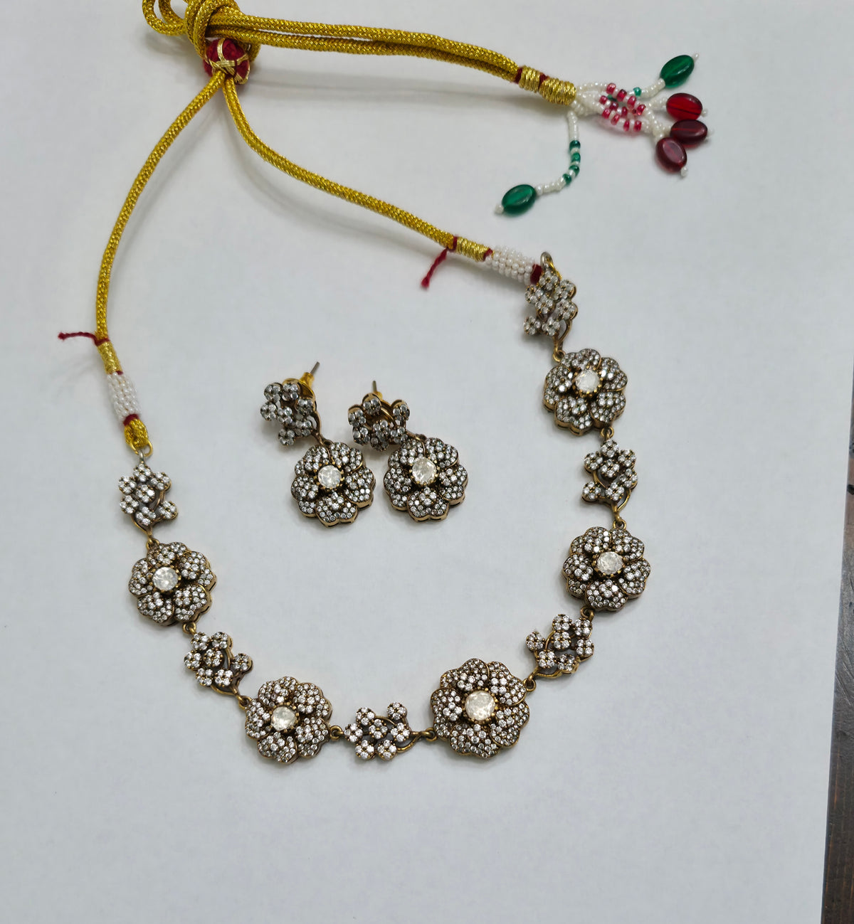 Phulkari necklace set