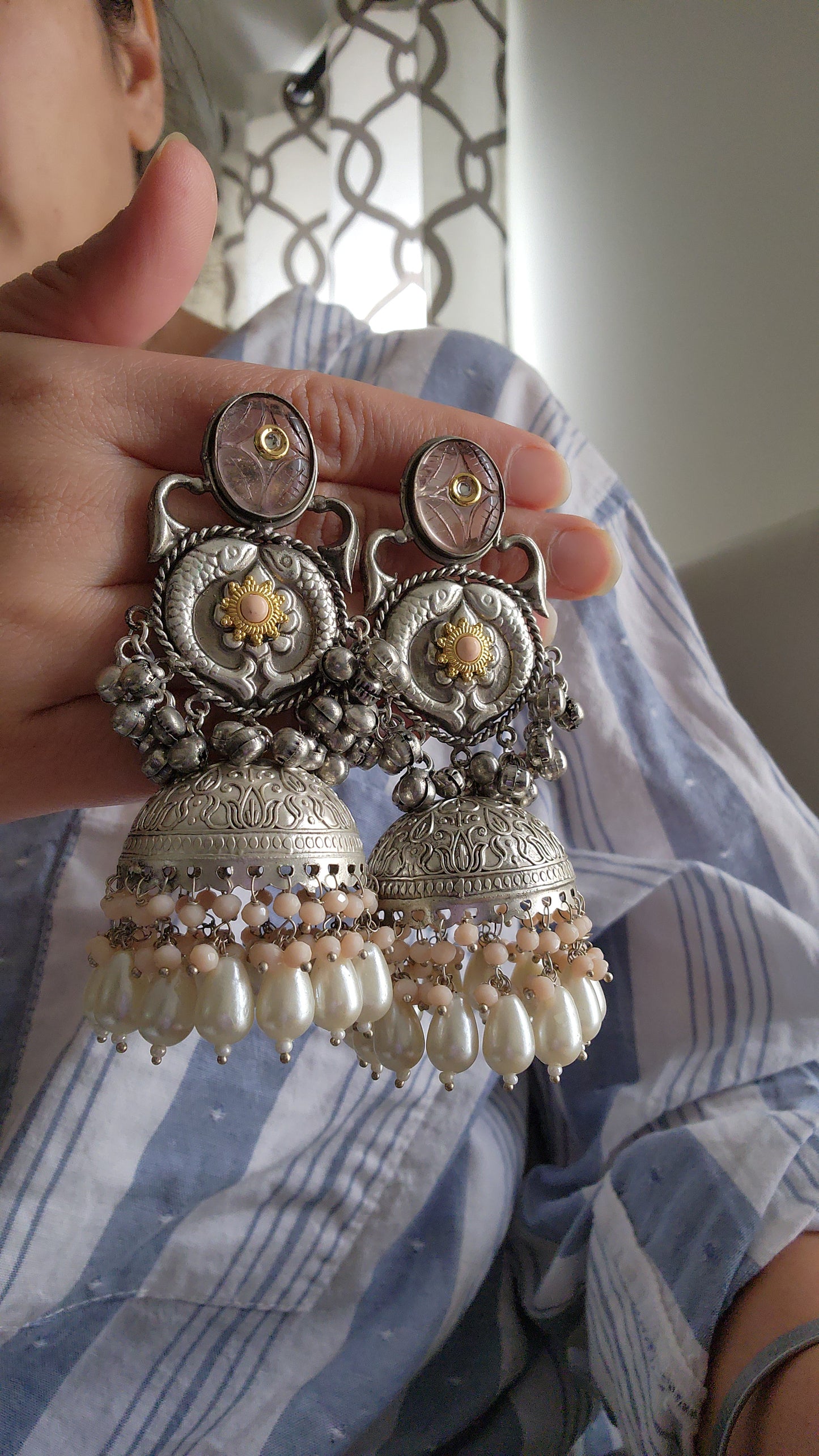 Anya Mautika Jhumkas