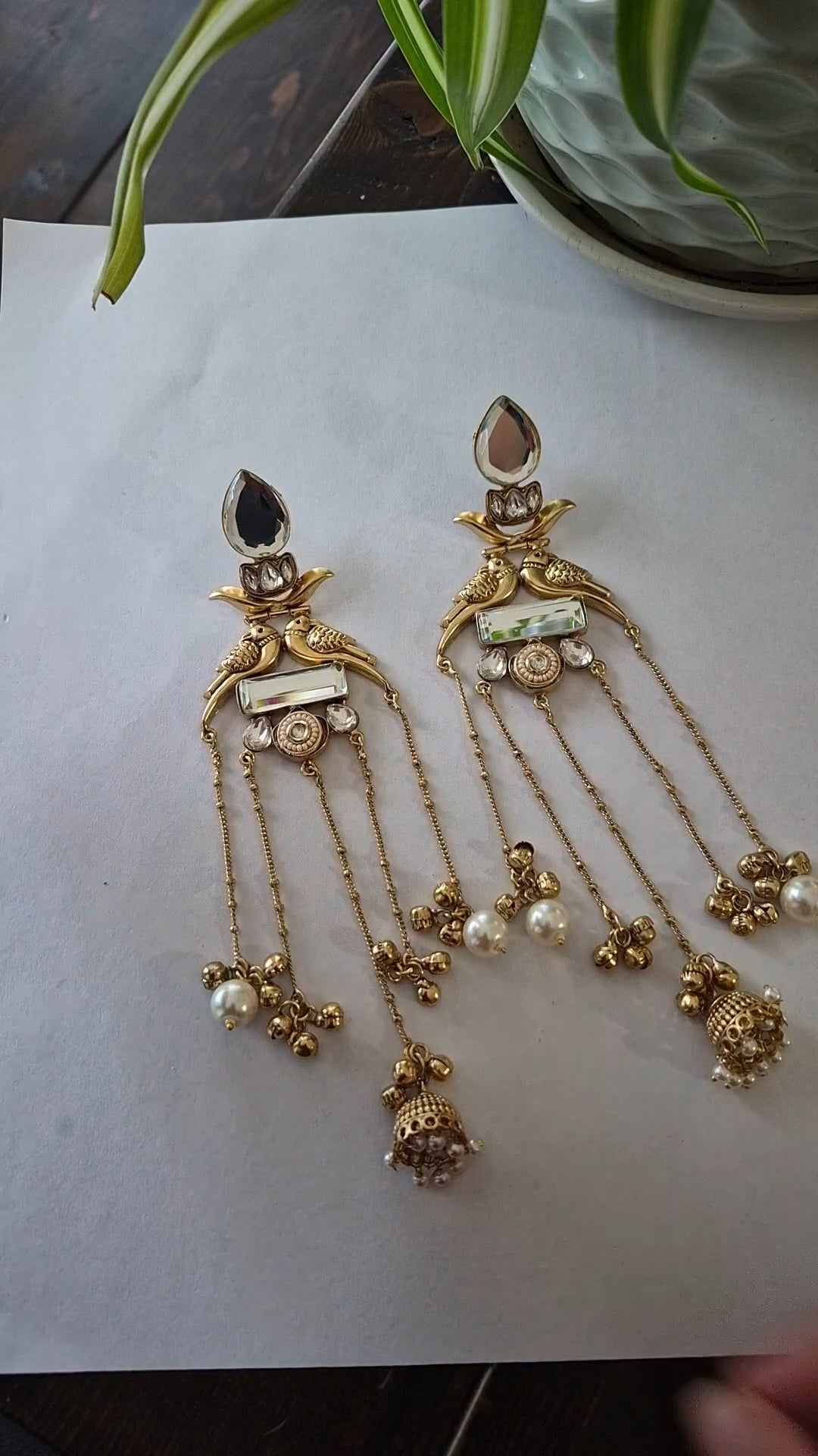 Shanaia Kashmiri Jhumkas