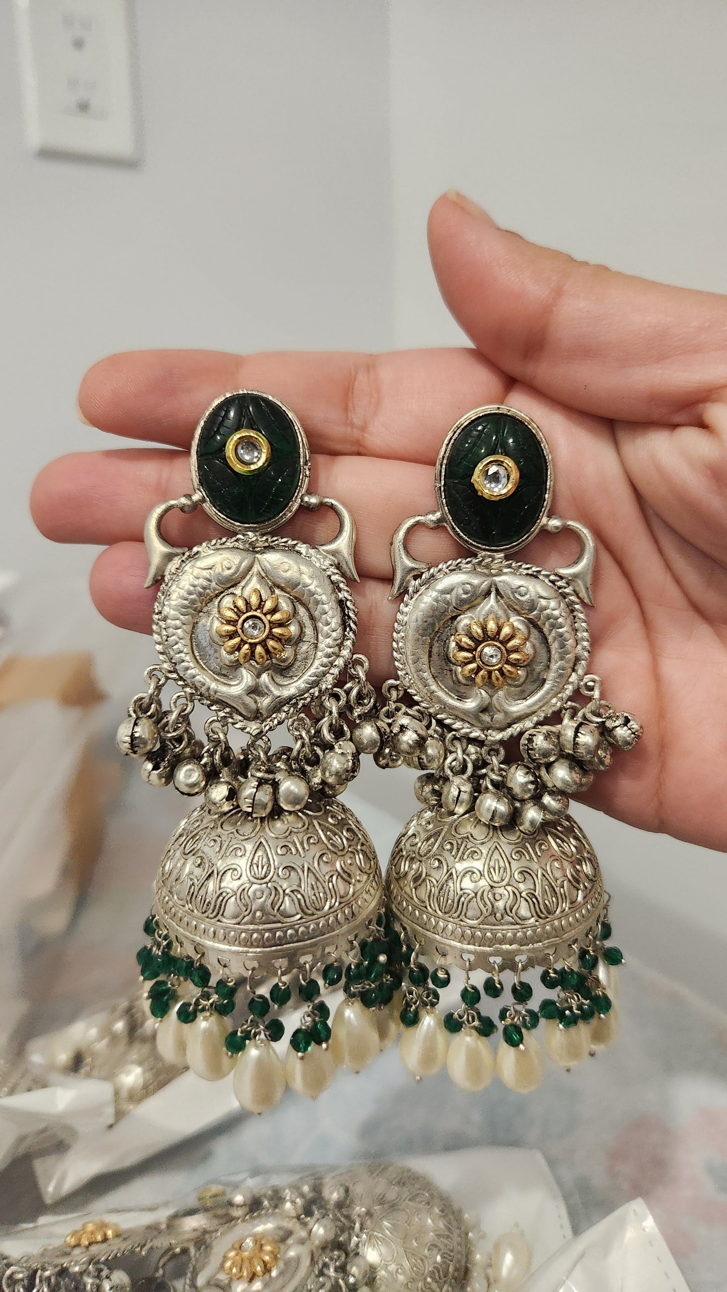 Anya Mautika Jhumkas