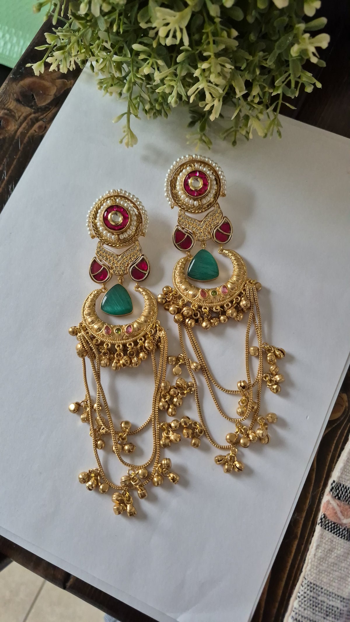 Preet Kashmiri Drop earrings