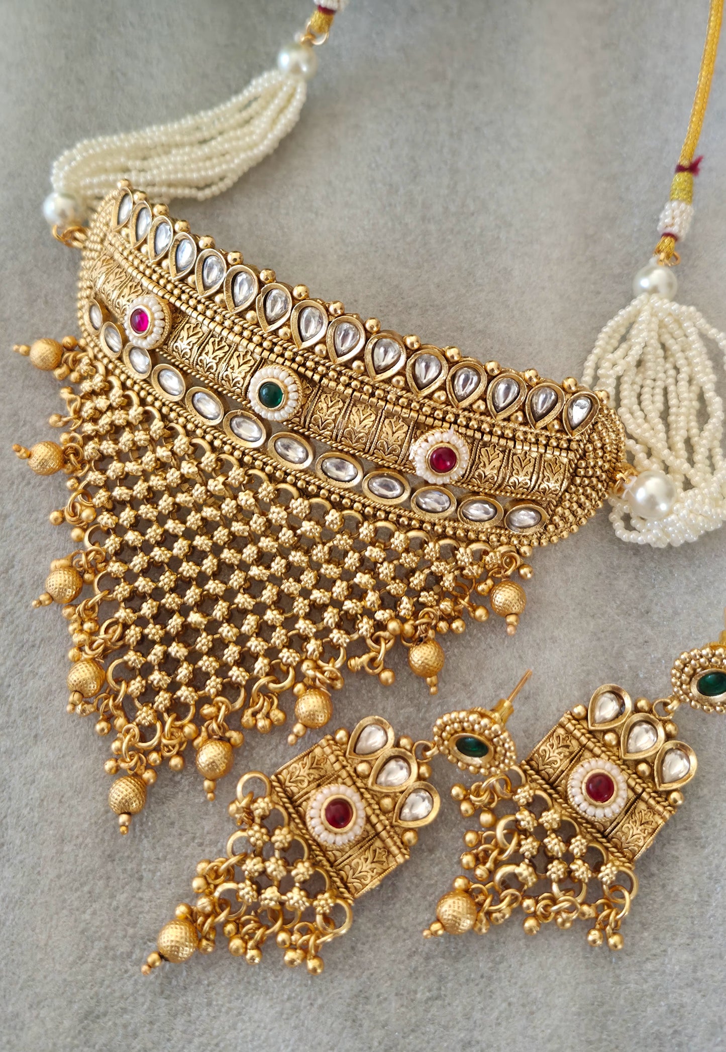 Rajwadi necklace set