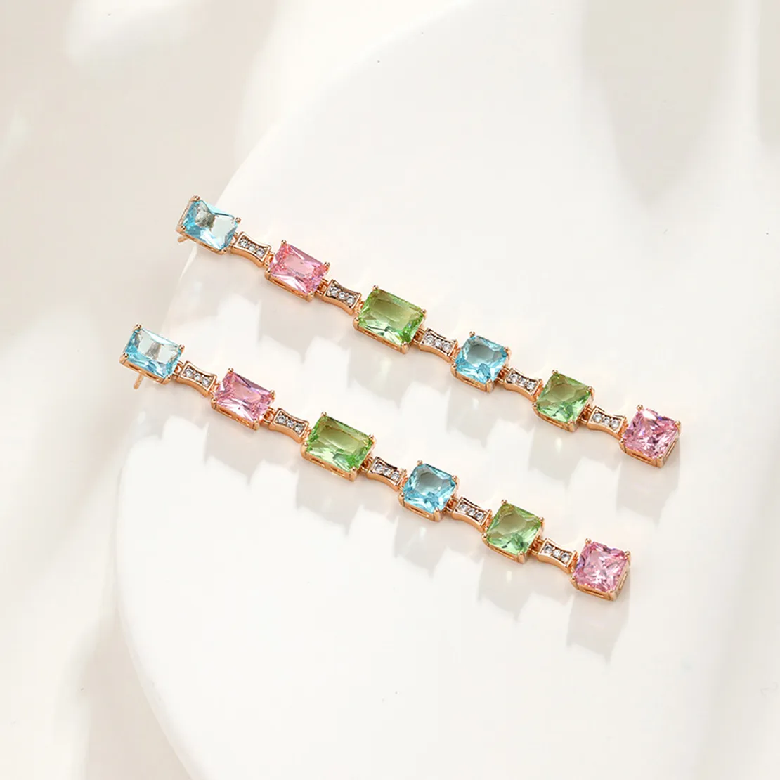 Square Drop Earrings