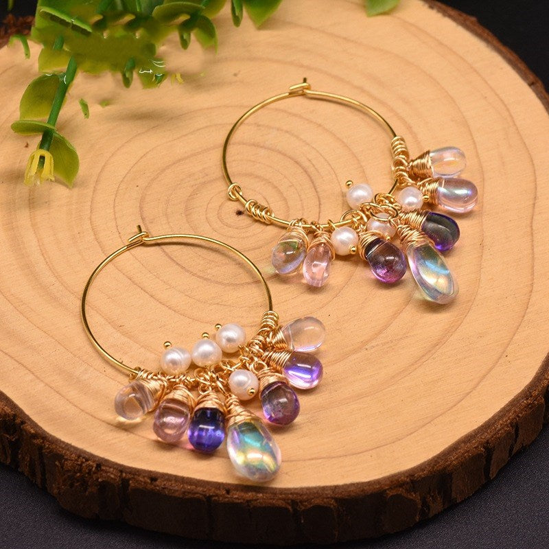 925 Silver Gold Plated Earrings