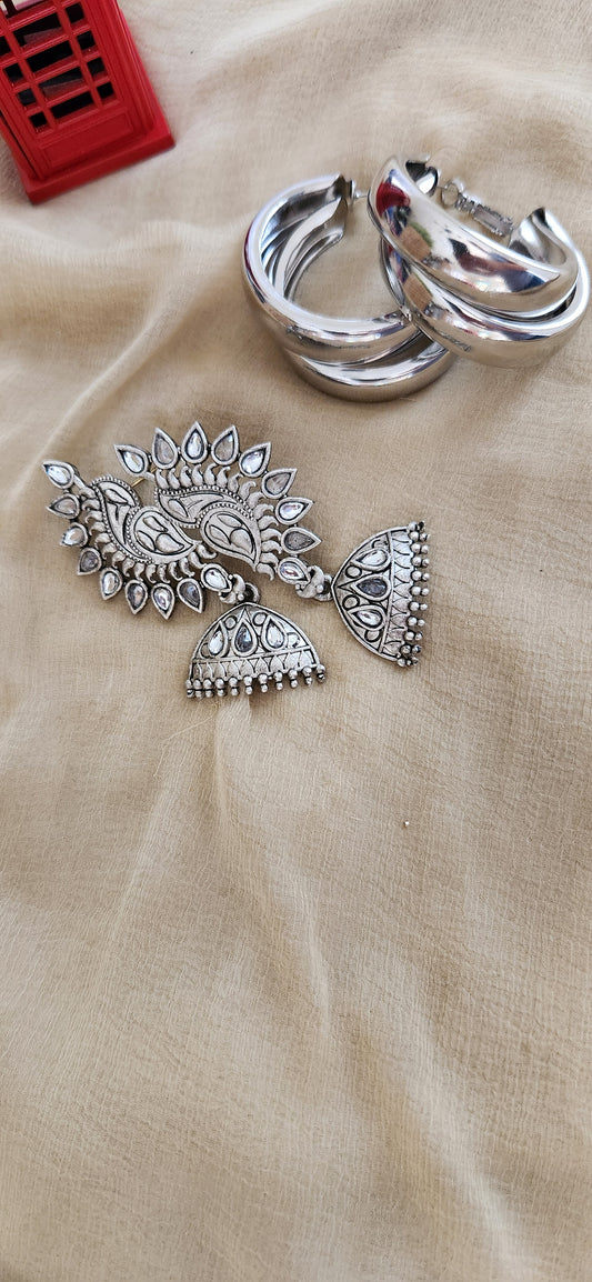 Sundari Flower Jhumka