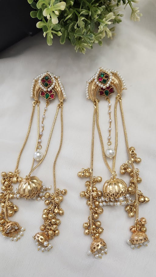 Kasturi Kashmiri Jhumkas