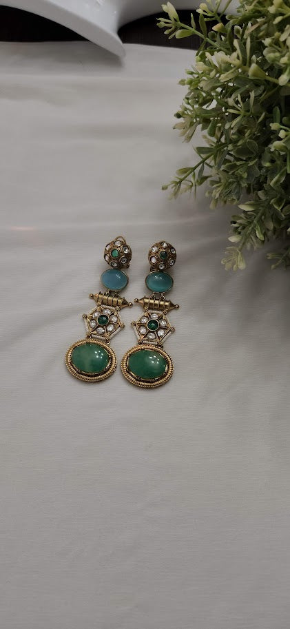 Sneh Natural Stone Earrings