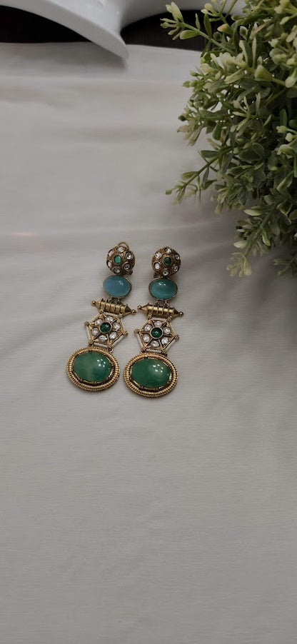Sneh Natural Stone Earrings