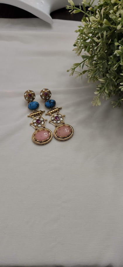 Sneh Natural Stone Earrings