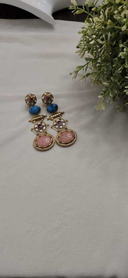 Sneh Natural Stone Earrings