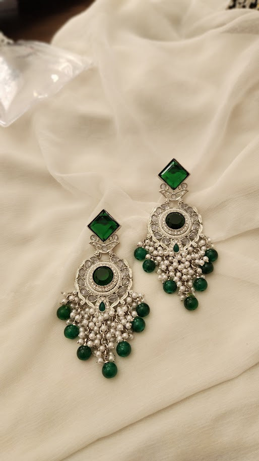 Mala Beed Earrings