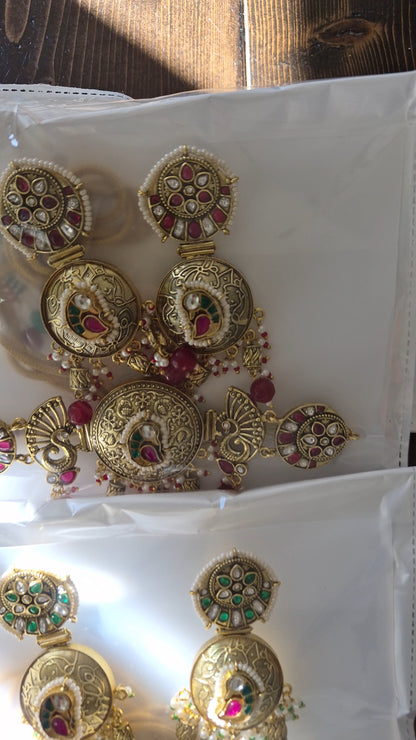 Pachi Kundan Choker set