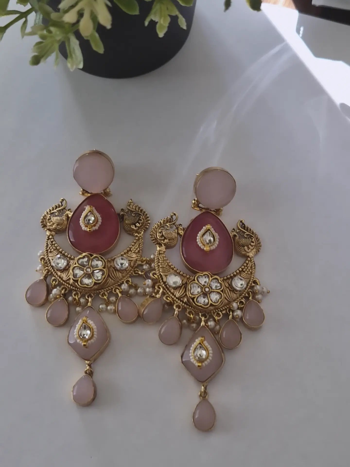 Jasmine Kundan Drops