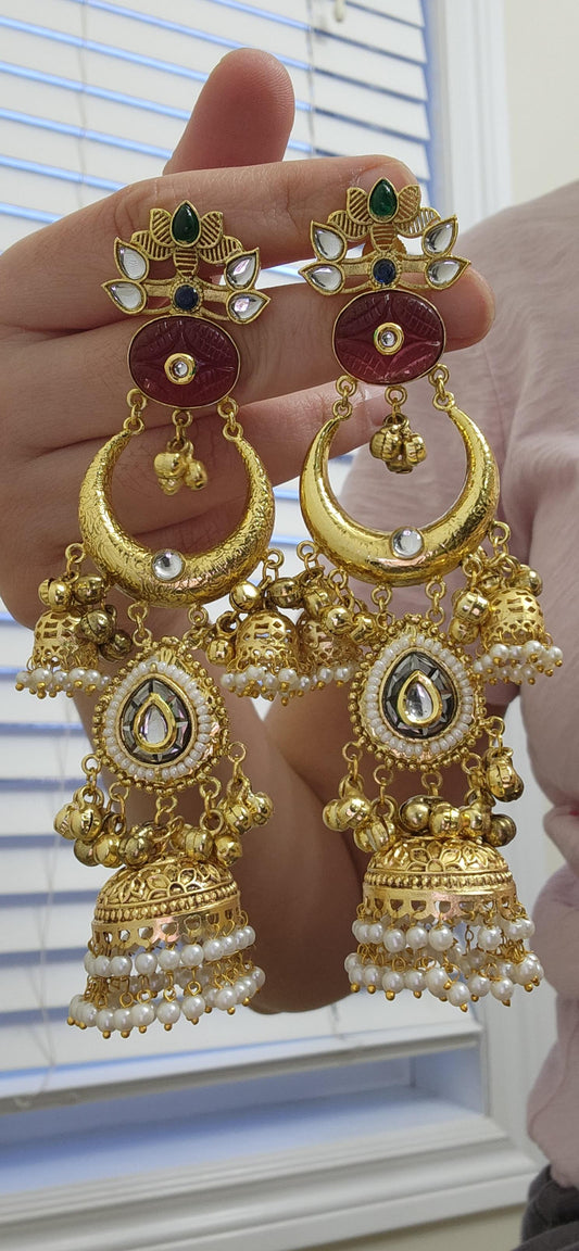 Pankhudi Jhumkas