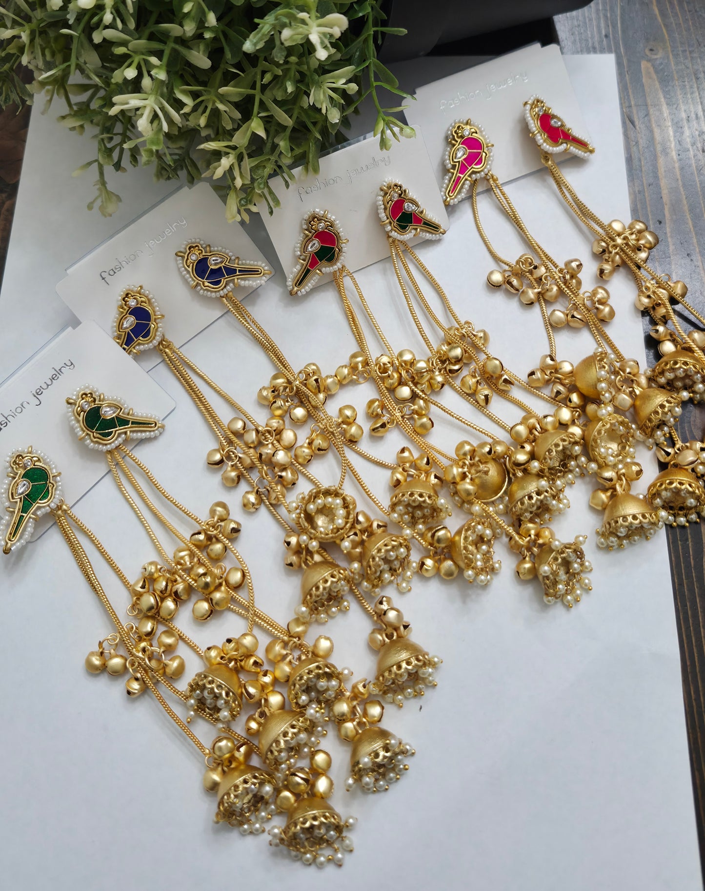 Kagha Kashmiri Jhumkas