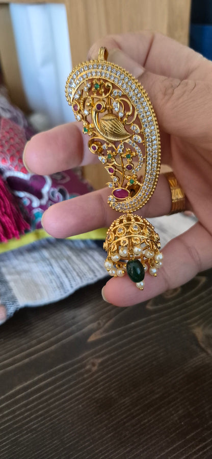 Pallavi Earcuff Jhumkas