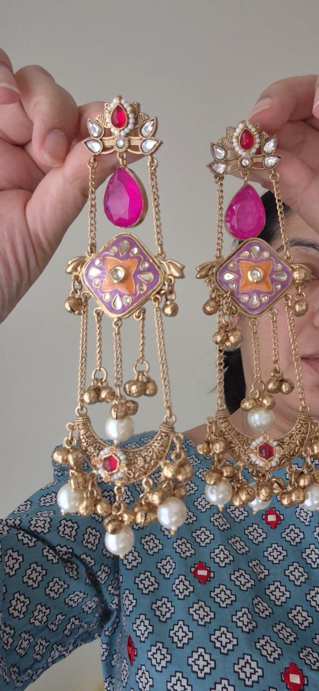 Sargam Kashmiri Earrings