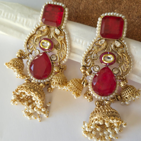 Krisha Kundan Jhumkas