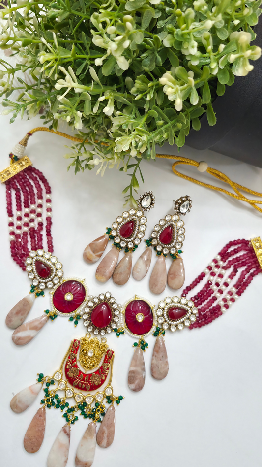 Kesar Natural stone set