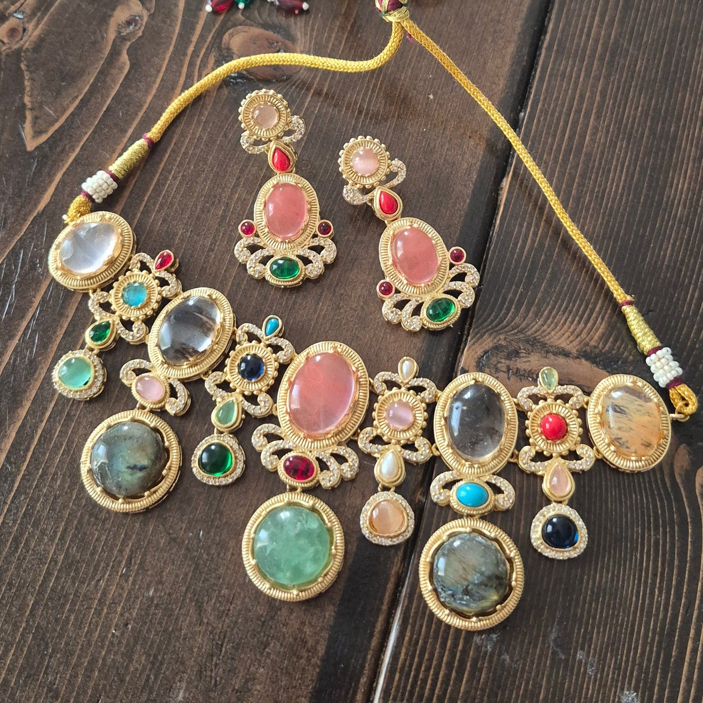 Kasturi MultiColor Sabhya inspired Set