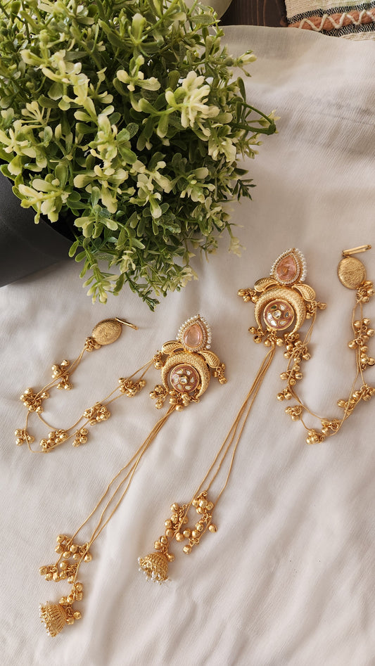Pear Kashmiri Earrings