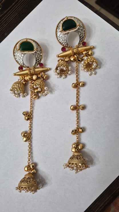 Artika Single Jhumka (Kashmiri design)