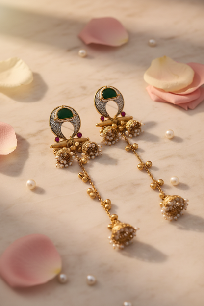 Artika Single Jhumka (Kashmiri design)