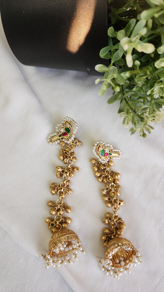 Kashmiri Bird with Jhumka