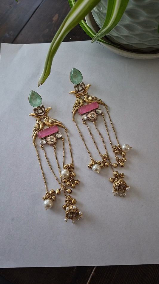 Shanaia Kashmiri Jhumkas