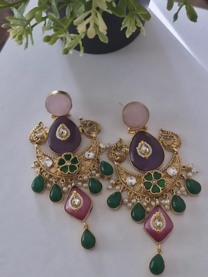 Jasmine Kundan Drops