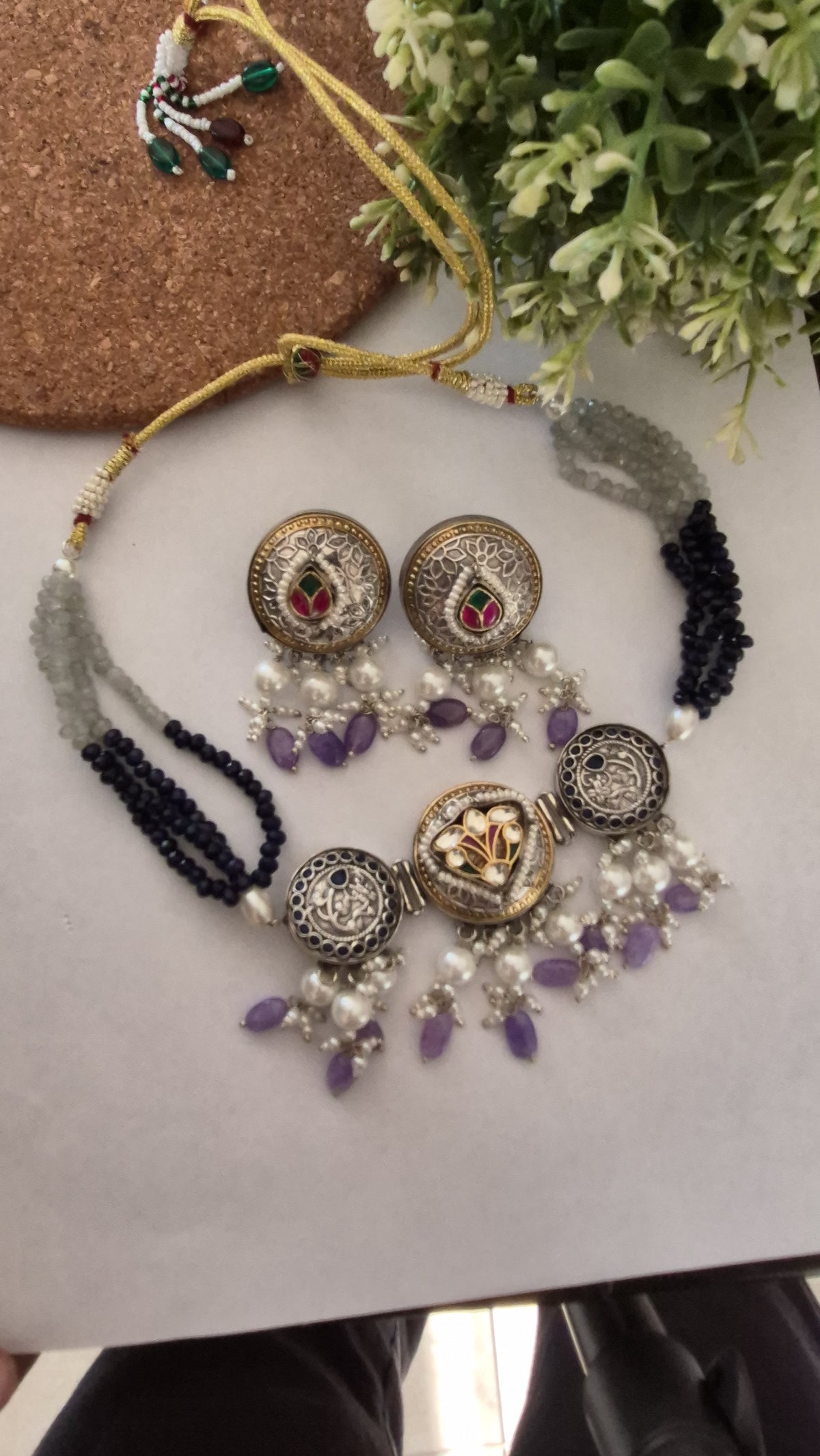 Seema Kundan Fusion choker