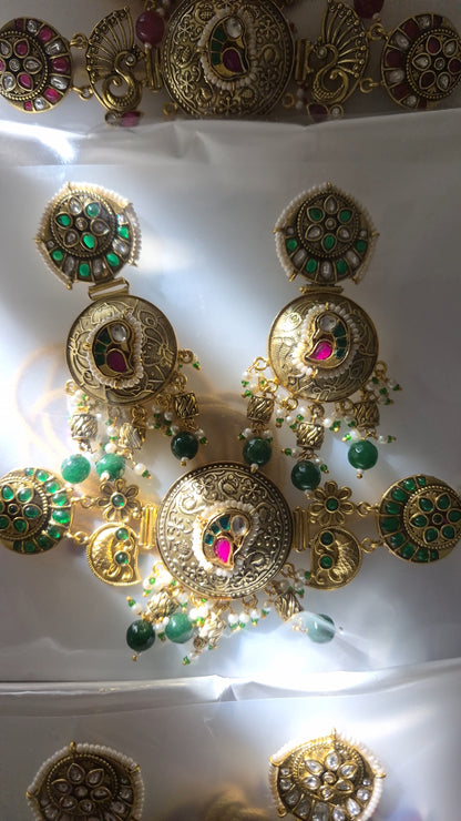 Pachi Kundan Choker set