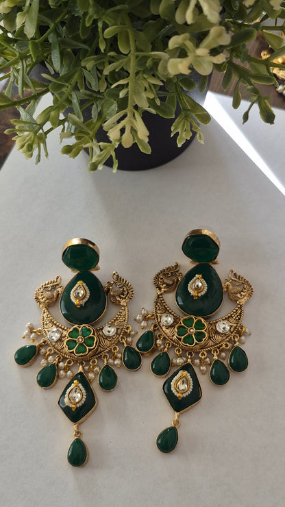 Jasmine Kundan Drops