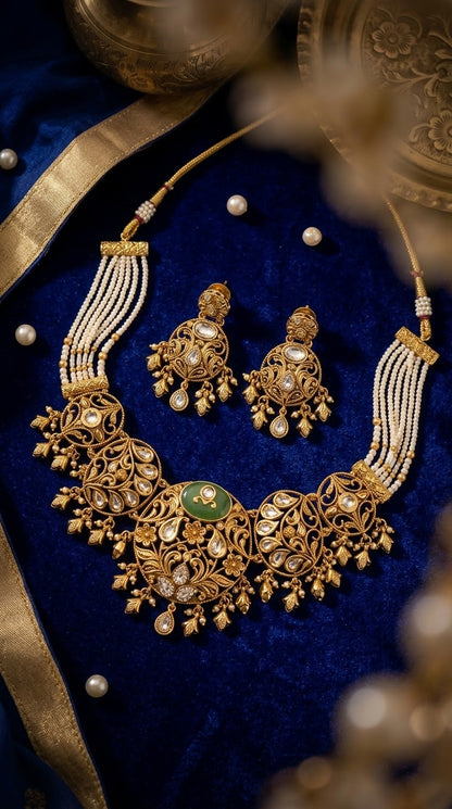 Nisha Kundan Set