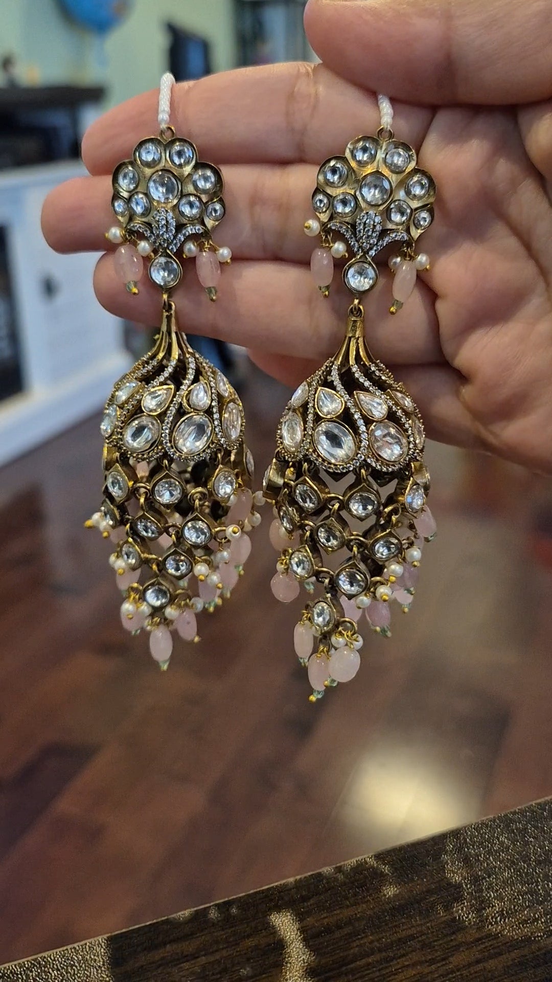 Koyal Kundan Jhumkas