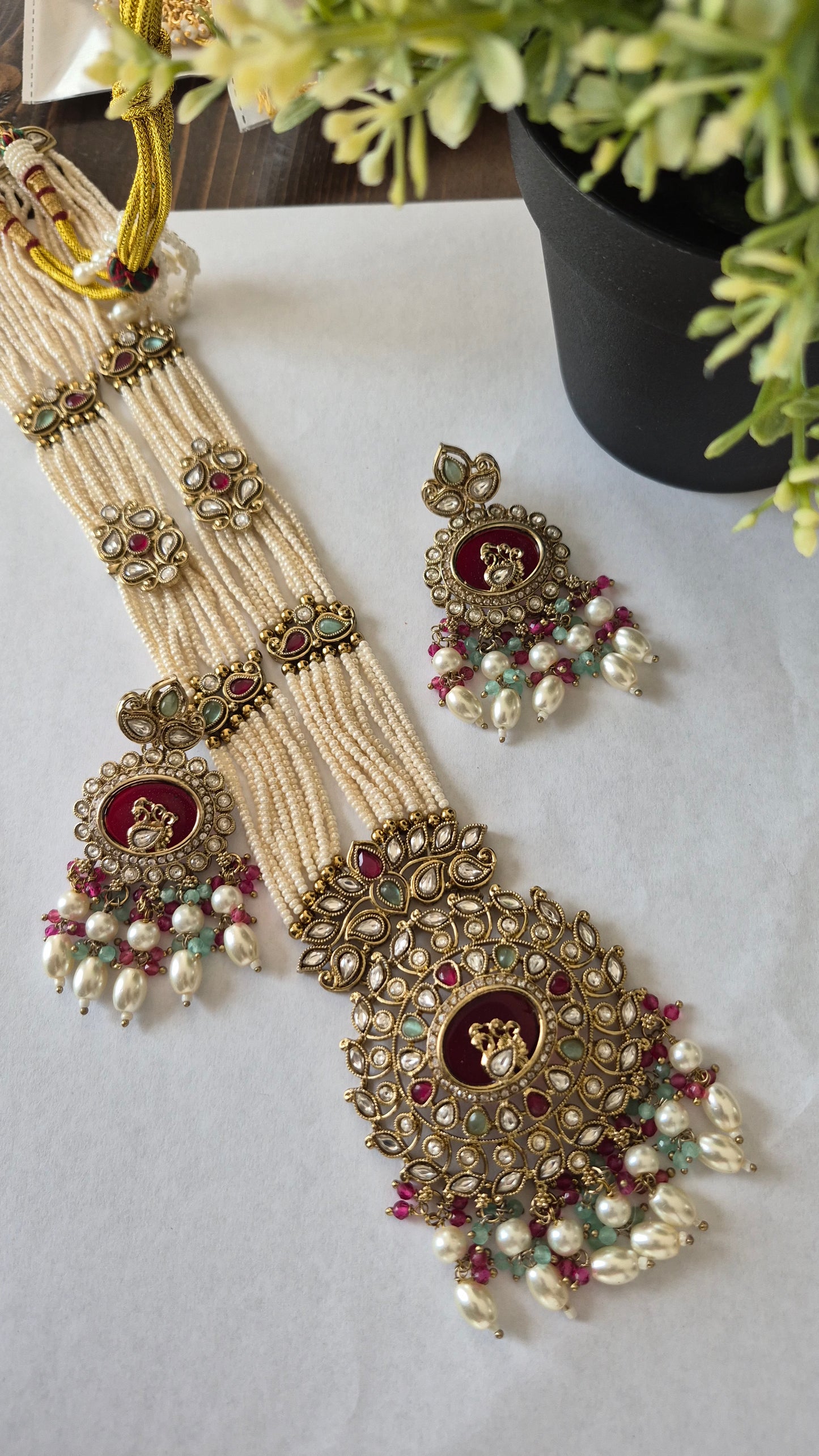 Kasturi Pearl Mala set