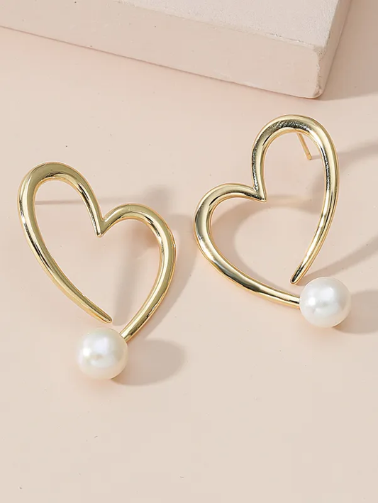 Love you to the pearl earrings