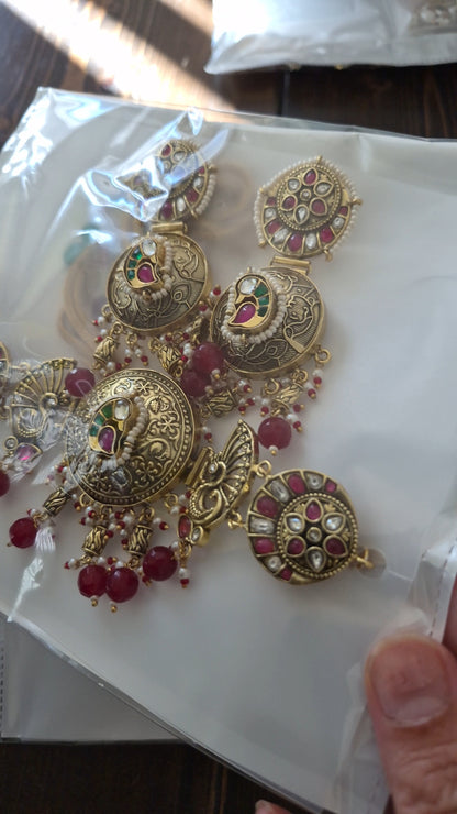 Pachi Kundan Choker set