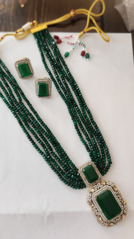 Shri sakhi neckpiece & earrings set