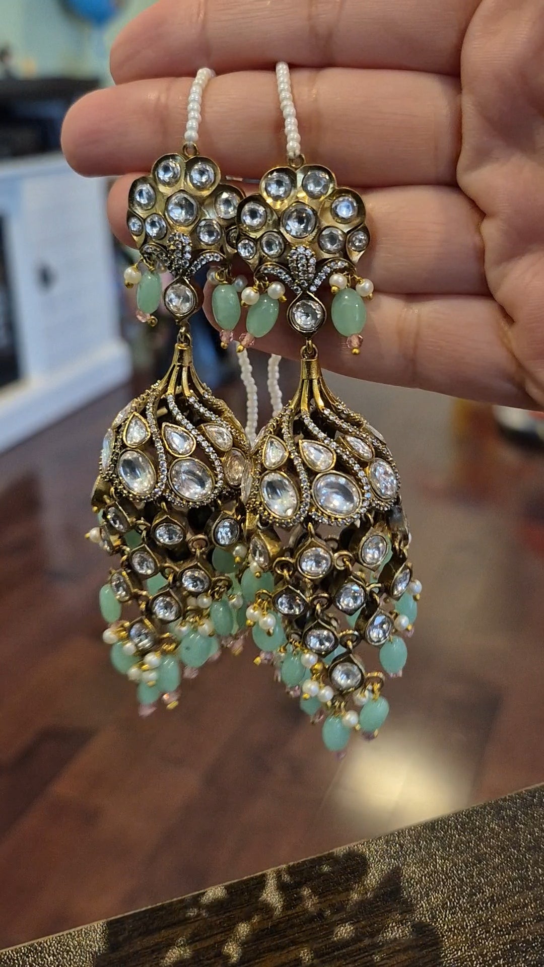 Koyal Kundan Jhumkas